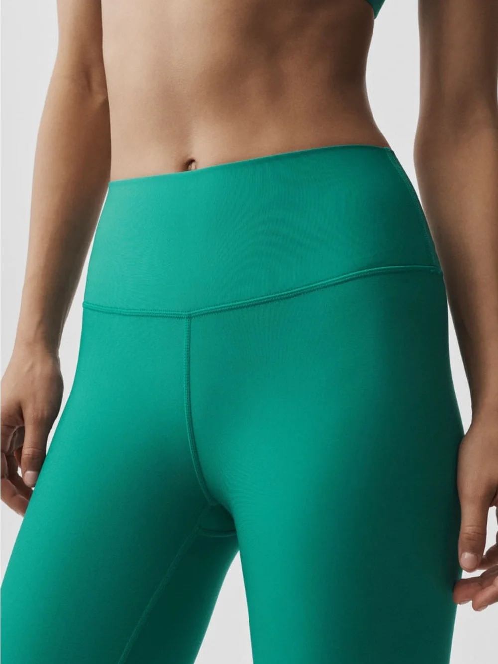 Alo Yoga 7/8 High-Waist Airlift Leggings Emerald Isle Size S